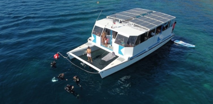 Bateau électrique et solaire